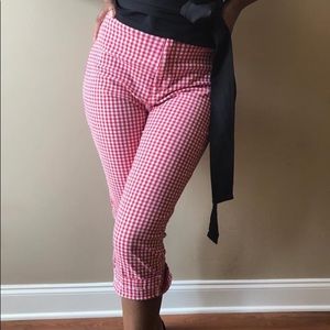 Red Gingham “pinup” pants
